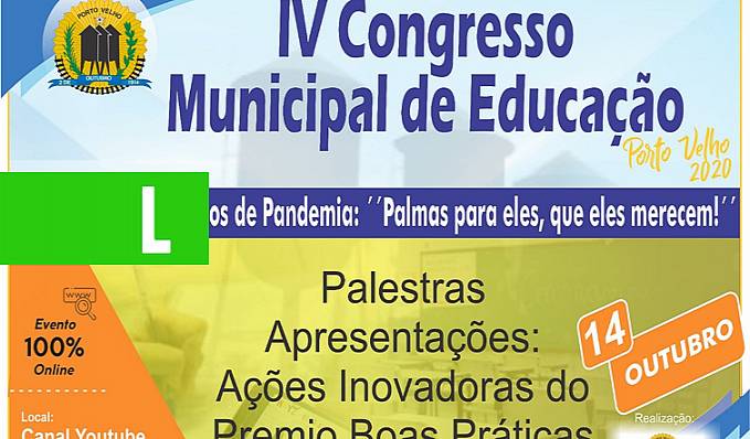 Congresso de Educação e prêmio Boas Práticas acontece na quarta, dia 14 - News Rondônia