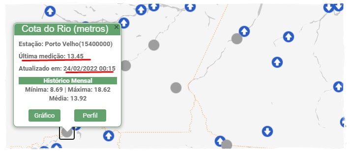 Com cota acima dos 13,45 metros, Defesa Civil descarta enchente no rio Madeira - News Rondônia