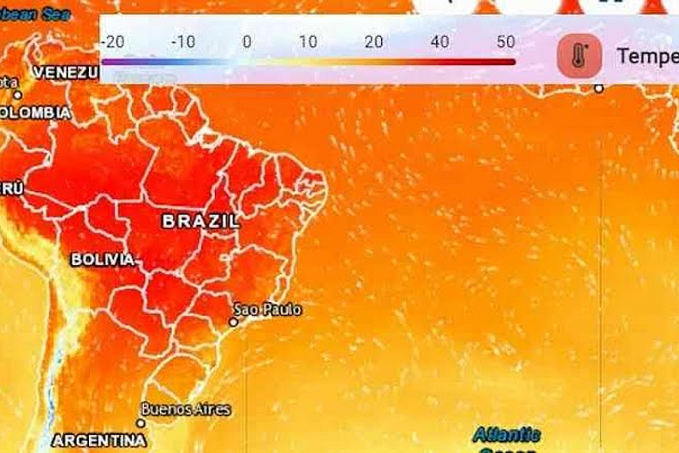 Brasil com calor intenso e ar seco nesta semana - News Rondônia