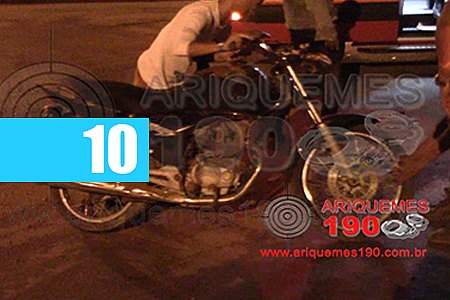 ARIQUEMES: MOTOCICLISTA PASSA DIRETO EM ROTATÓRIA E ACABA PARANDO NO PRONTO SOCORRO - News Rondônia