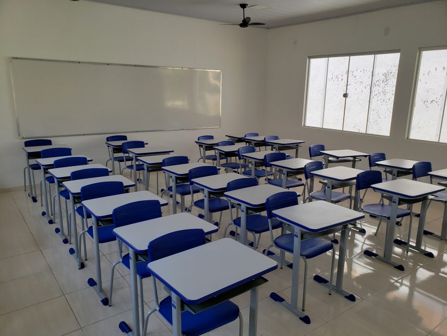 EDUCAÇÃO - Bloco de salas de aula é construído na Escola Estadual Custódio Gabriel Filho, em Alto Paraíso - News Rondônia