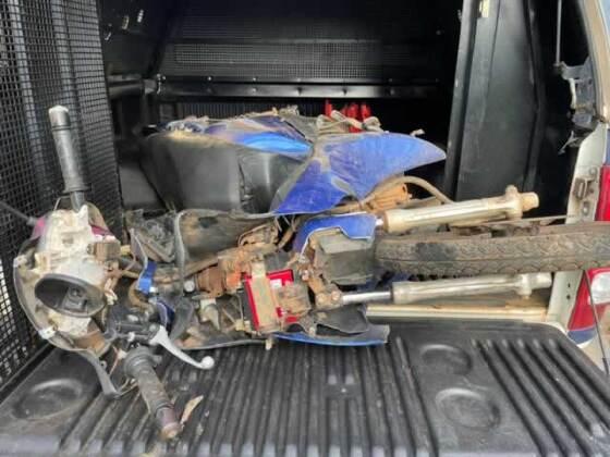 Batida entre moto e Strada deixa mulher com cabeça rachada - News Rondônia