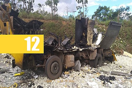EM ATAQUE, BANDIDOS EXPLODEM CARRO-FORTE EM RODOVIA QUE CRUZA O DF - News Rondônia