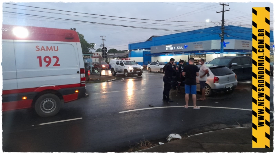 NA ABUNÃ: Violenta colisão envolvendo Hilux e Gol deixa motorista lesionado - News Rondônia