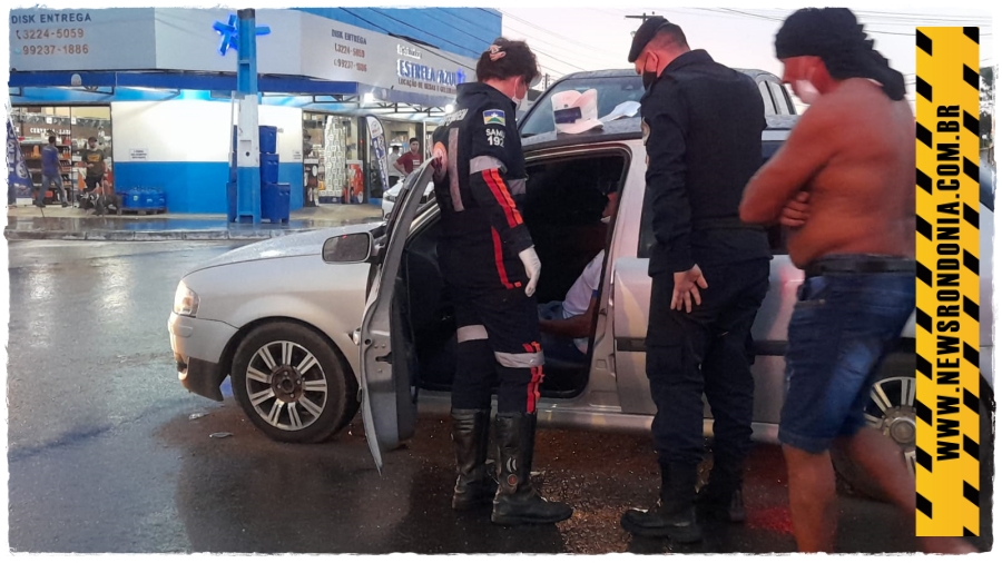 NA ABUNÃ: Violenta colisão envolvendo Hilux e Gol deixa motorista lesionado - News Rondônia