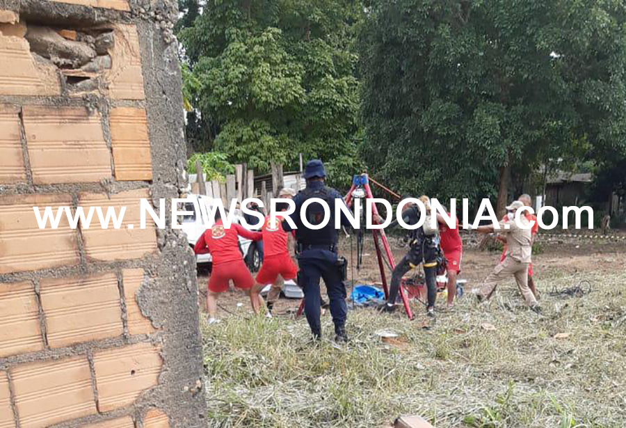 Bombeiros resgatam corpo de homem em avançado estado de putrefação dentro de poço - News Rondônia