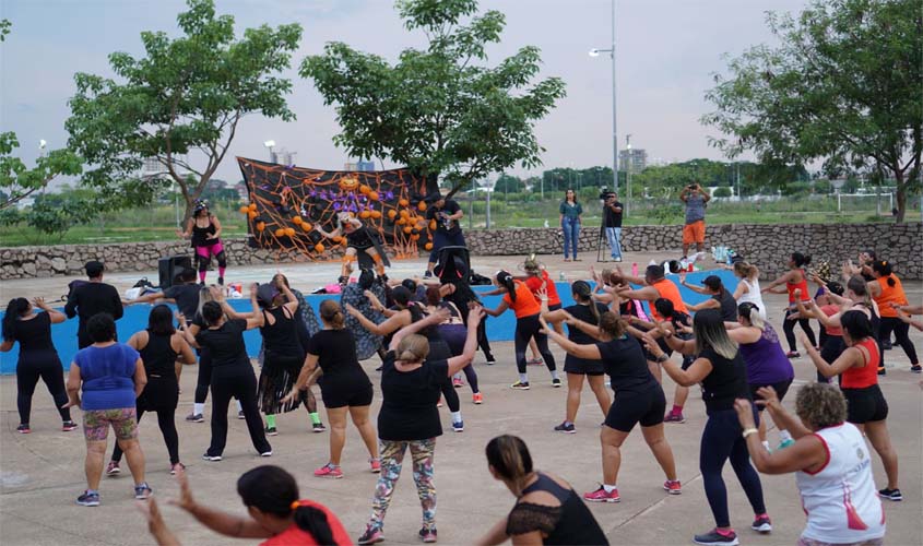 SEMES REALIZA AULÃO DE ZUMBA COM TEMÁTICA COUNTRY NO PARQUE DA CIDADE EM PORTO VELHO - News Rondônia
