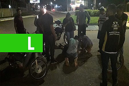 MOTOCICLISTAS SE ENVOLVEM EM ACIDENTE EM ROTATÓRIA - News Rondônia