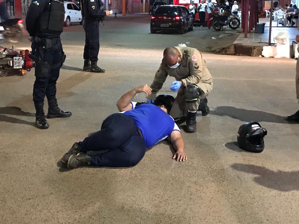 ESTUDANTE FICA FERIDA AO SER ATINGIDA POR MOTOCICLISTA QUE PASSOU SINAL VERMELHO - News Rondônia