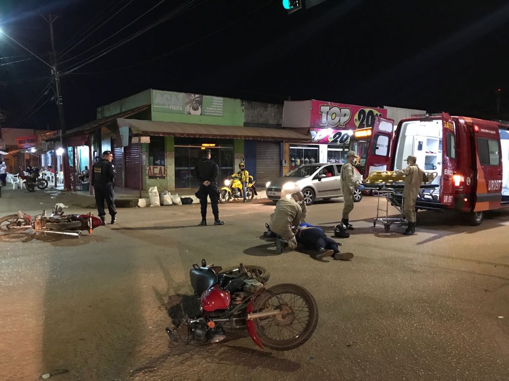 ESTUDANTE FICA FERIDA AO SER ATINGIDA POR MOTOCICLISTA QUE PASSOU SINAL VERMELHO - News Rondônia