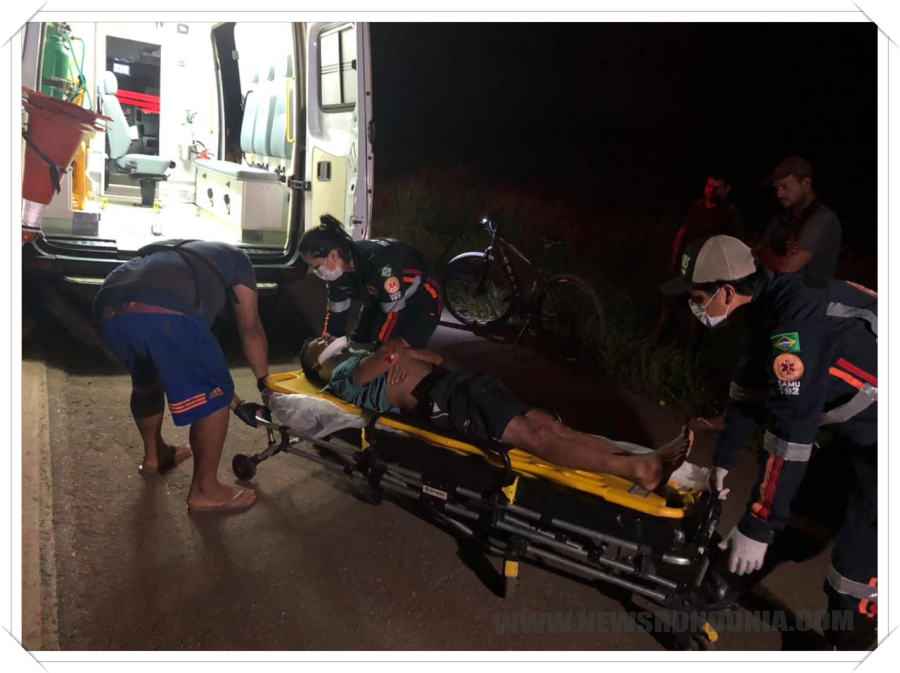 Ciclista é atropelado na BR-364 próximo a estrada do Teotônio em Porto Velho - News Rondônia