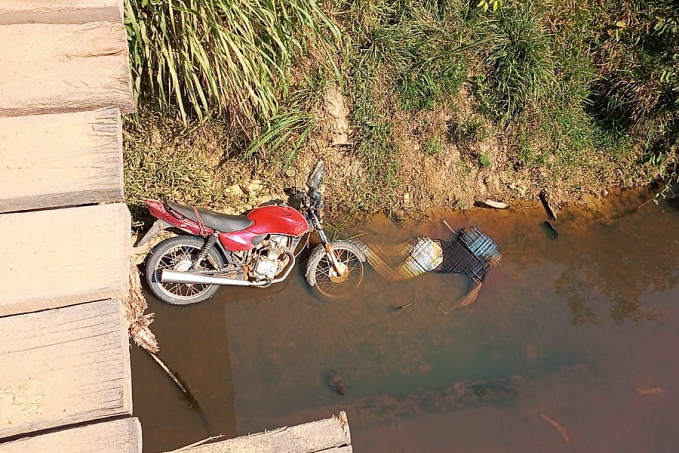 URGENTE: Homem é encontrado morto dentro de córrego ao lado de motocicleta - News Rondônia
