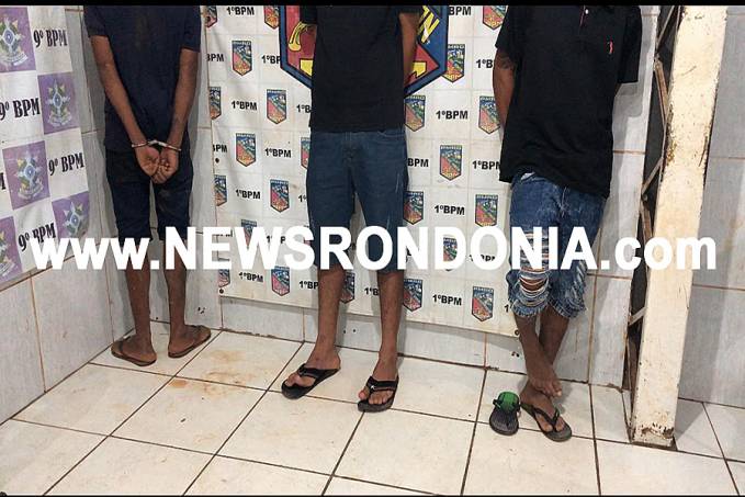 Suspeitos são presos após terem Furtado televisão em residência no bairro Lagoa - News Rondônia