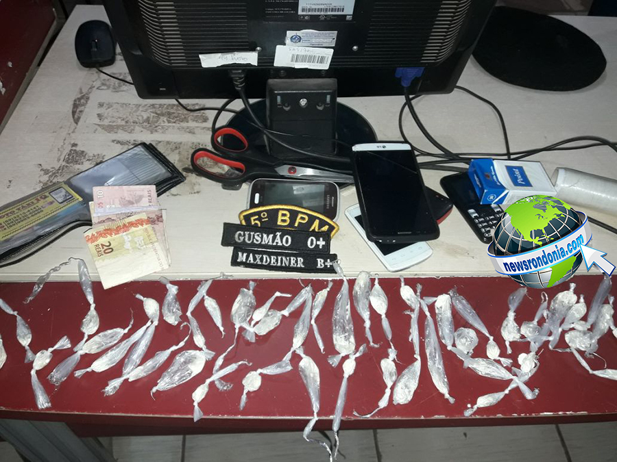 APONIÃ  BANDO É DETIDO AO SER FLAGRADO PREPARANDO DROGA PARA VENDA - News Rondônia
