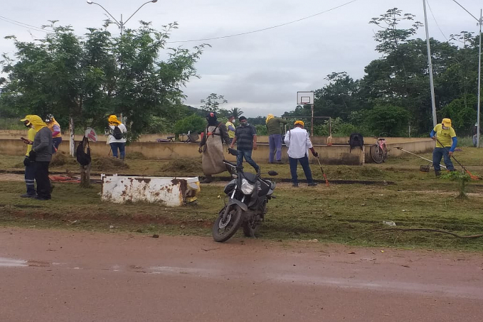 Limpeza é realizada no Cristal da Calama após solicitação do vereador Edimilson Dourado - News Rondônia