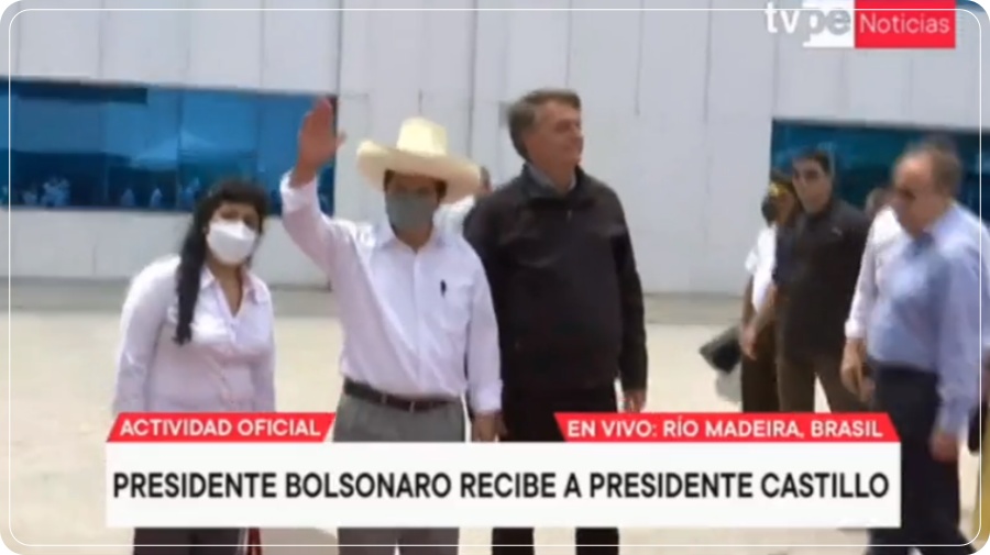 Televisão peruana repercute vinda do presidente Pedro Castillo a Rondônia - News Rondônia