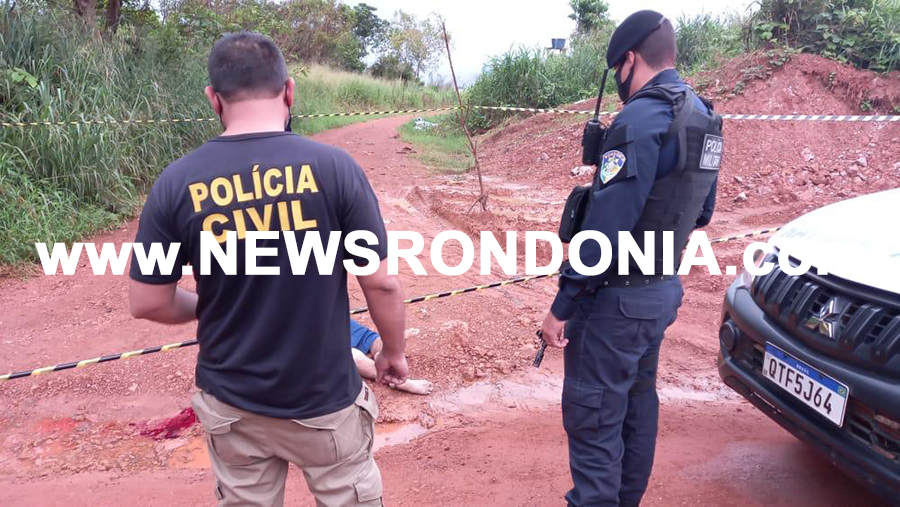 MANHÃ SANGRENTA: Corpo de homem é encontrado com dois tiros na cabeça na Estrada do Japonês em Porto Velho - News Rondônia