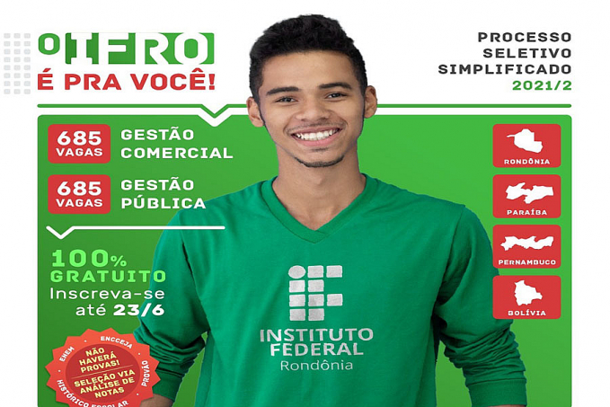 Graduação em Gestão Comercial e em Gestão Pública são ofertas do IFRO via EaD - News Rondônia