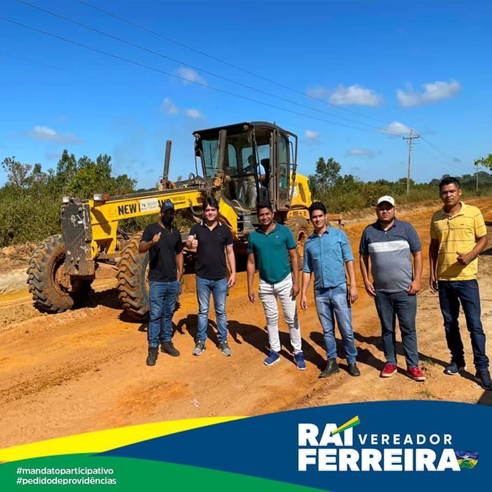 Após pedido do vereador Raí Ferreira, Prefeitura realiza patrolamento no KM17 - News Rondônia