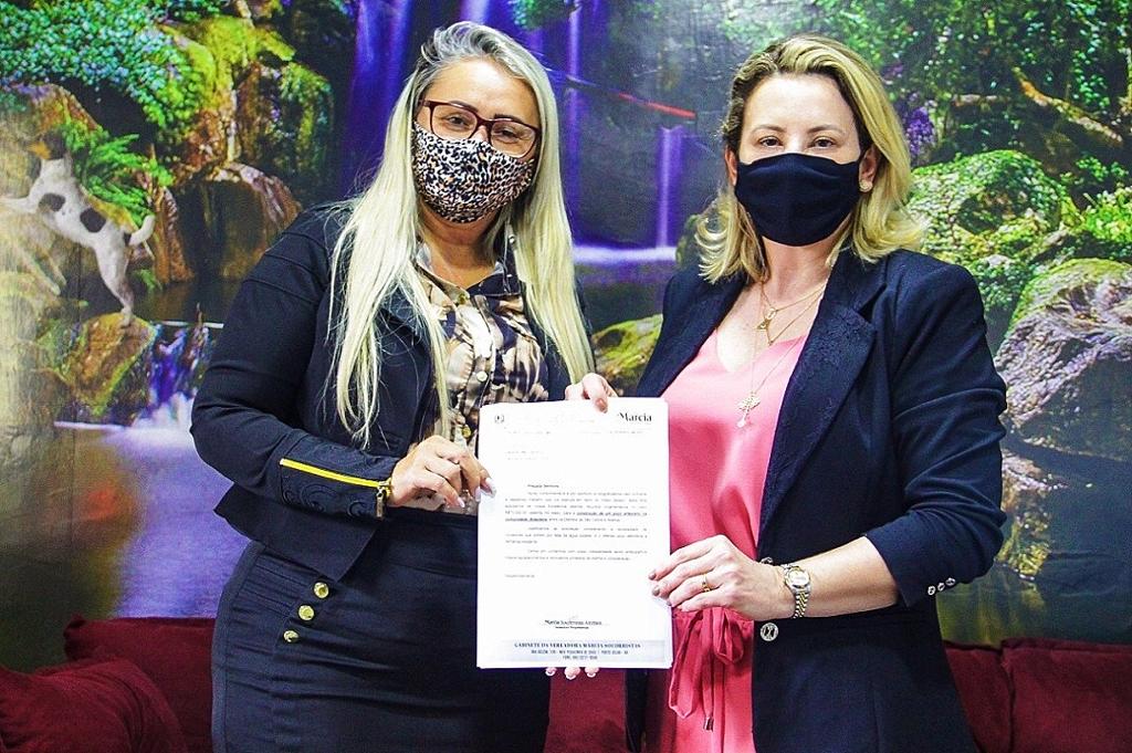 Márcia socorristas Animais solicita emenda parlamentar a deputada federal Jaqueline Cassol - News Rondônia