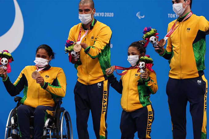 Natação: revezamento misto 4x50m é bronze em Tóquio 2020 - News Rondônia