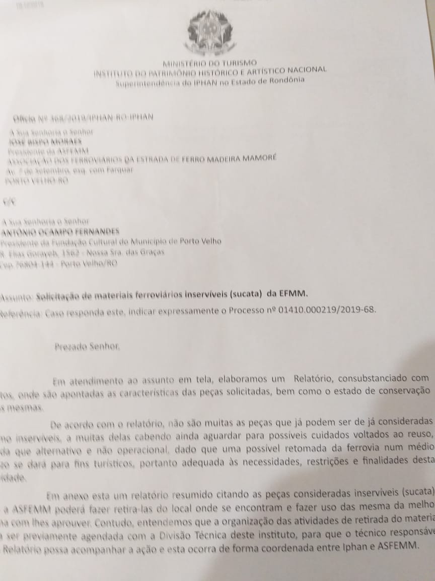 PEÇAS ABANDONADAS DA MADEIRA MAMORÉ ESTÃO SENDO VENDIDAS COMO SUCATA - News Rondônia