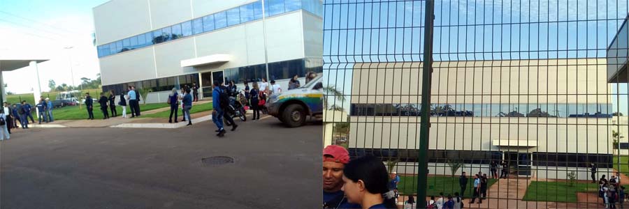 BANDIDOS INVADEM HOSPITAL DO CÂNCER E AMARRAM VIGILANTES PARA ROUBAR CAIXA ELETRÔNICO - News Rondônia