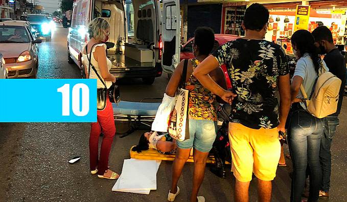Mulher tenta atravessar avenida e acaba sendo atropelada por motoboy na zona sul - News Rondônia