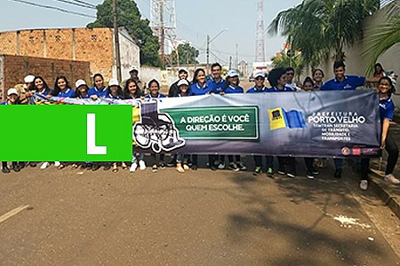 BLITZ EDUCATIVA MARCA INÍCIO DAS ATIVIDADES ALUSIVAS À SEMANA NACIONAL DE TRÂNSITO NA CAPITAL - News Rondônia