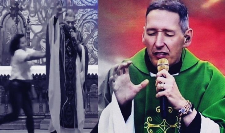 PADRE MARCELO CHORA EM PRIMEIRA MISSA APÓS EMPURRÃO, REVELA MILAGRE E O QUE DIZ É DE ARREPIAR - News Rondônia