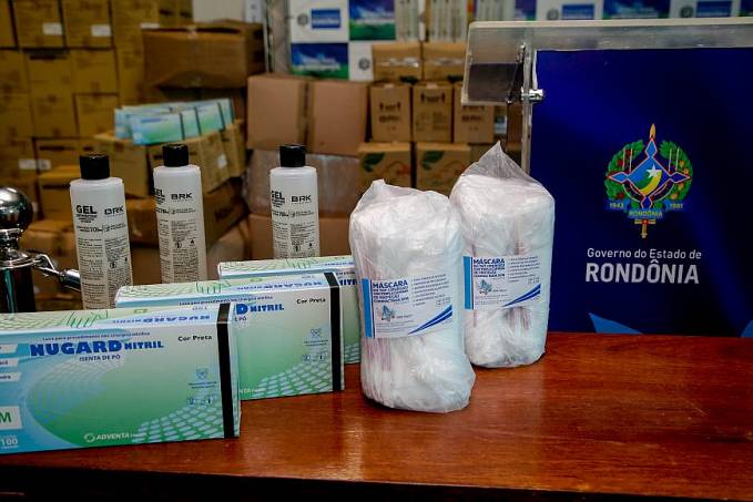 Mais de 1,5 milhão de equipamentos de proteção individual foram distribuídos para combater a Covid-19 em Rondônia - News Rondônia