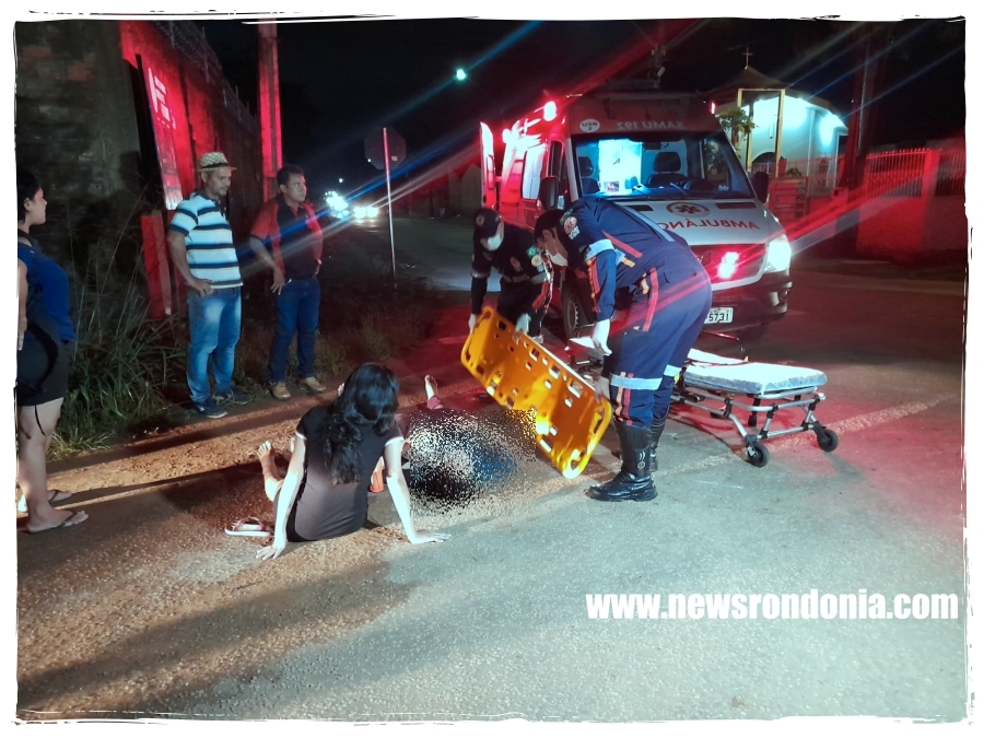 NA SUL: Acidente entre carro e moto deixa casal lesionado - News Rondônia