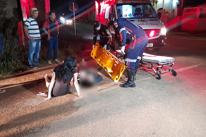 NA SUL: Acidente entre carro e moto deixa casal lesionado - News Rondônia