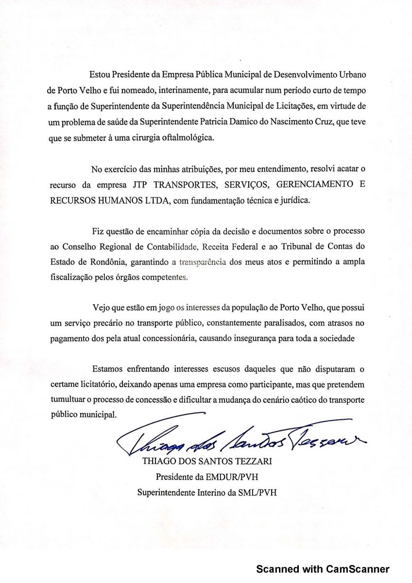 BOMBA - MP RECEBE DENUNCIA DE SUPOSTA FRAUDE NA LICITAÇÃO DO TRANSPORTE COLETIVO DE PORTO VELHO - News Rondônia