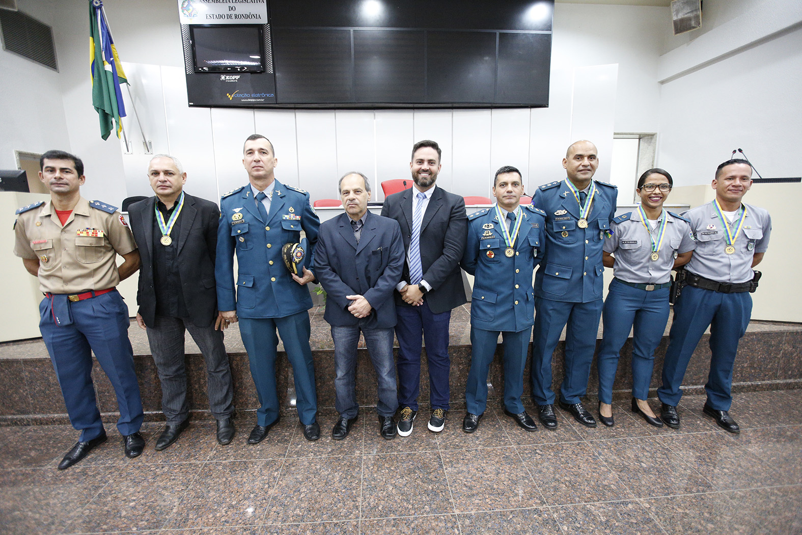 ANIVERSÁRIO DE 25 ANOS DO 5º BPM COMEMORADO NA ASSEMBLEIA LEGISLATIVA - News Rondônia