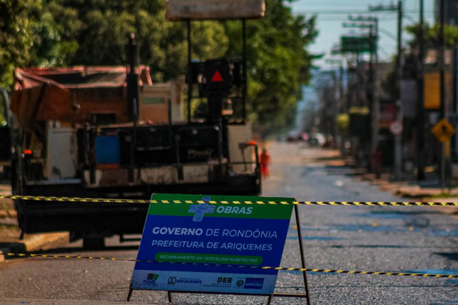 Primeira obra do 'Tchau Poeira' é executada em Ariquemes com recursos do Governo de Rondônia - News Rondônia