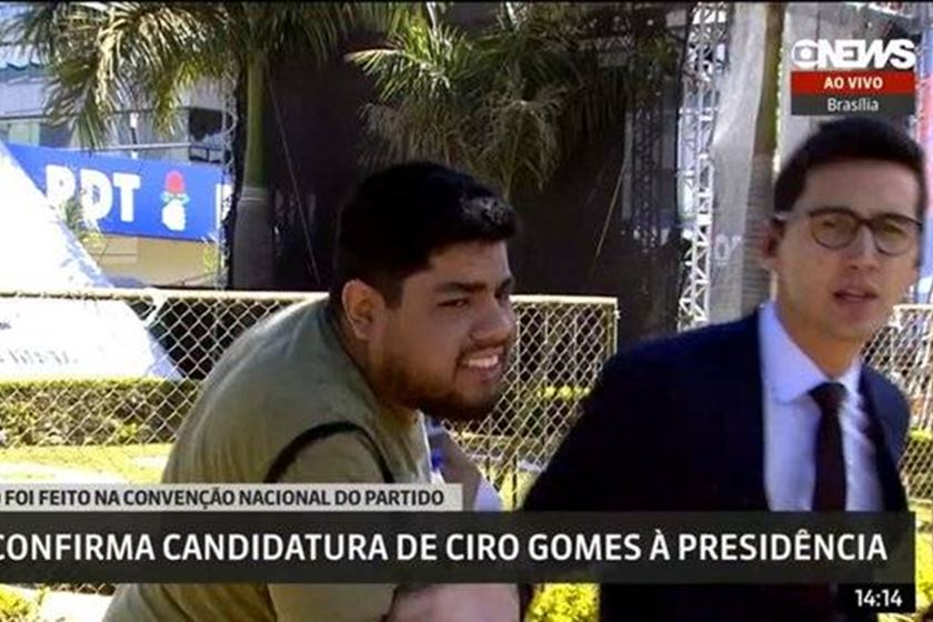 REPÓRTER É EMPURRADO AO VIVO: GLOBO GOLPISTA, VEJA VÍDEO - News Rondônia