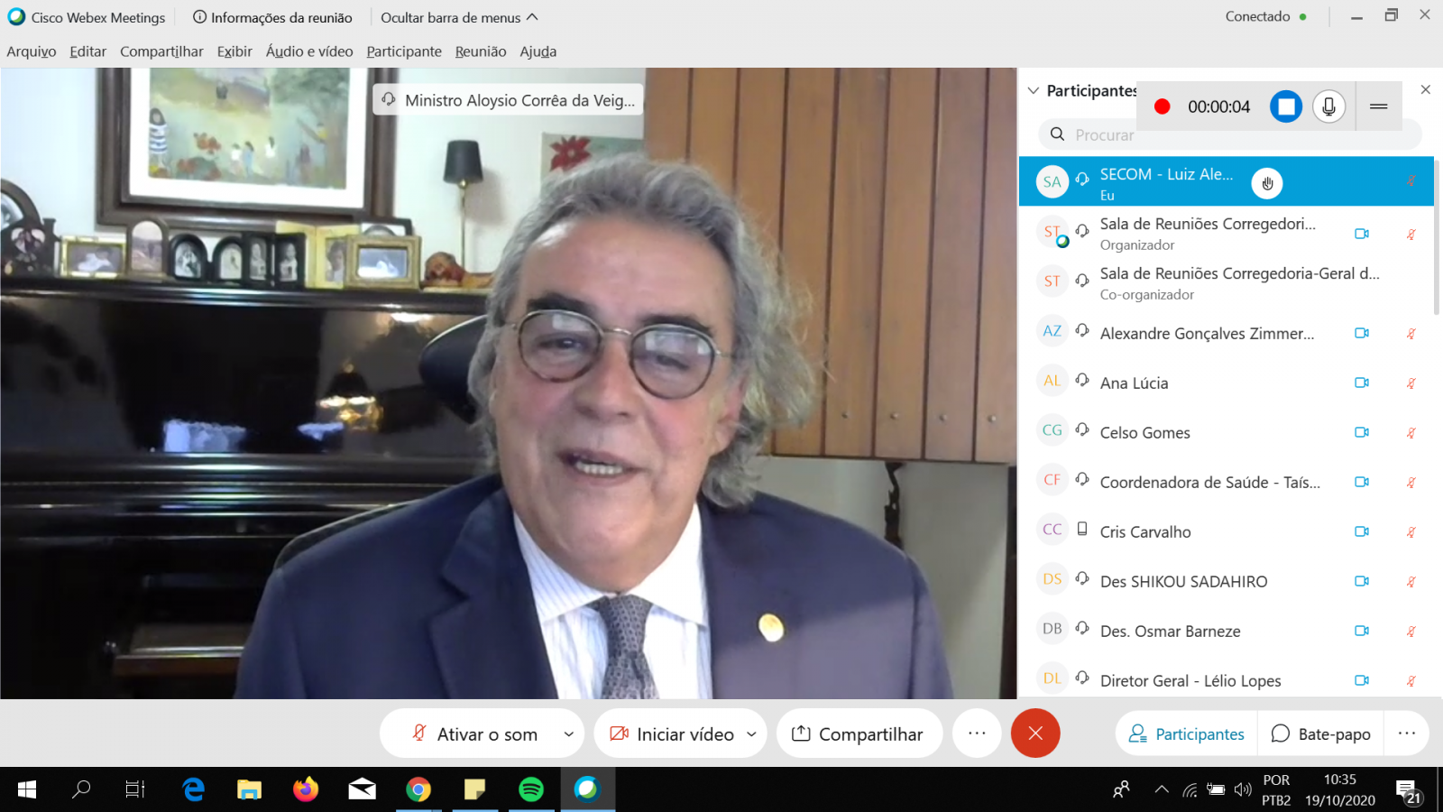 Ministro Aloysio Corrêa inicia correição no TRT-RO/AC - News Rondônia