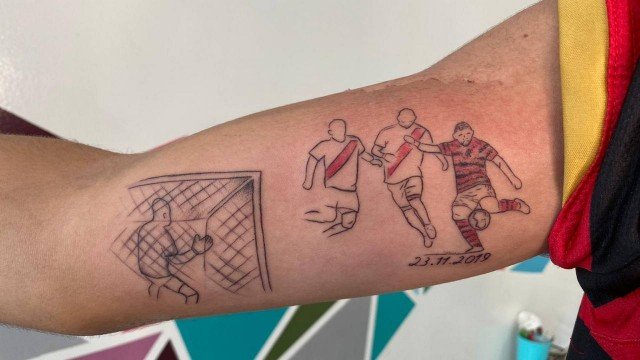 FLAMENGUISTA TATUA O GOL DE GABIGOL QUE DEU O TÍTULO DA LIBERTADORES - News Rondônia