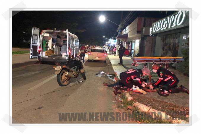 Motorista foge após causar acidente com motociclista na avenida Imigrantes - News Rondônia