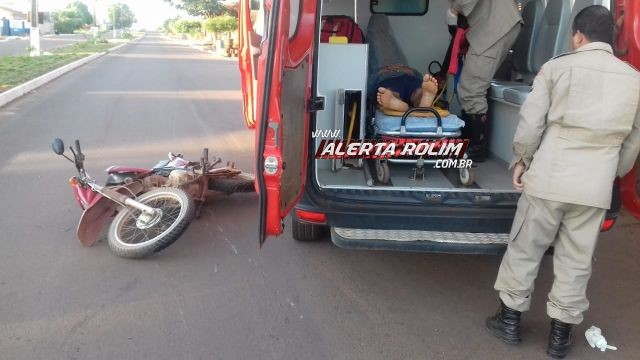 COLISÃO ENTRE CARRO E MOTO RESULTA EM UMA VÍTIMA LESIONADA - News Rondônia