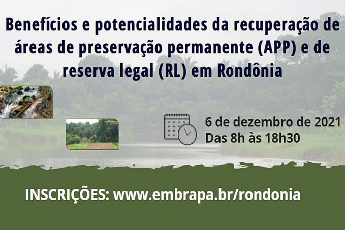 Recuperação ambiental acessível: Embrapa Rondônia abre inscrições para curso on-line sobre o tema - News Rondônia