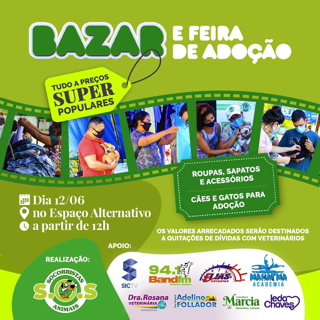 Abrigo Socorristas Animais realiza feira de adoção de cães e gatos com bazar dia 12 de junho - News Rondônia
