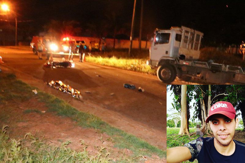 JOVEM MORRE APÓS BATER MOTO NA TRASEIRA DE CAMINHÃO TOREIRO ESTACIONADO - News Rondônia