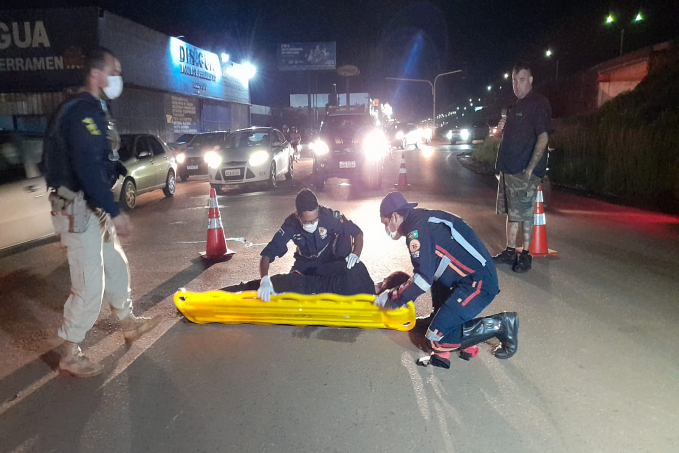 GRAVE: Acidente entre moto e bike deixa dois feridos na capital - News Rondônia