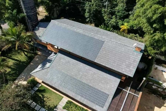 Brasil desenvolve 1ª telha de concreto que capta energia solar - News Rondônia