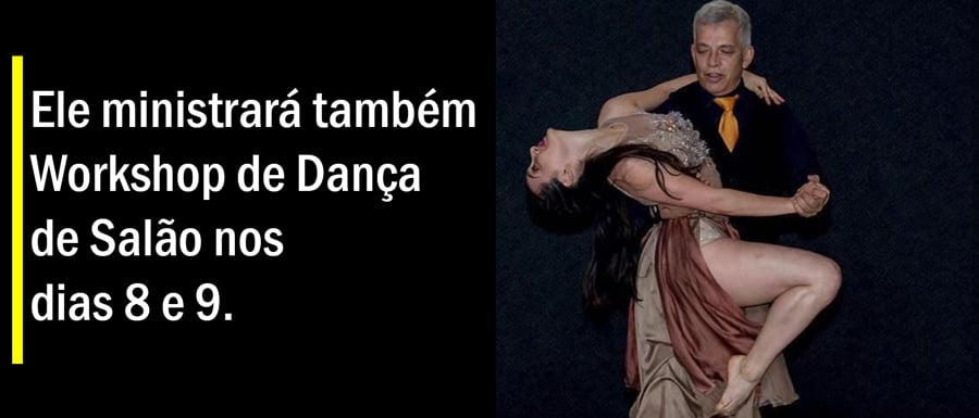 BAILARINO JAIME ARÔXA MINISTRA CURSO DE DANÇA DE SALÃO EM PORTO VELHO - News Rondônia