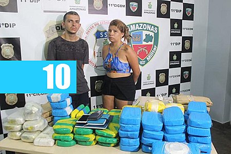 NOVINHA DENUNCIA MARIDO E CASAL É PRESO COM 90KG DE DROGAS EM MANAUS - News Rondônia