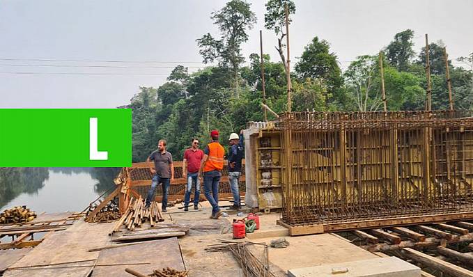 INFRAESTRUTURA - Obras da ponte sobre o rio Jacy-Paraná seguem em ritmo acelerado - News Rondônia