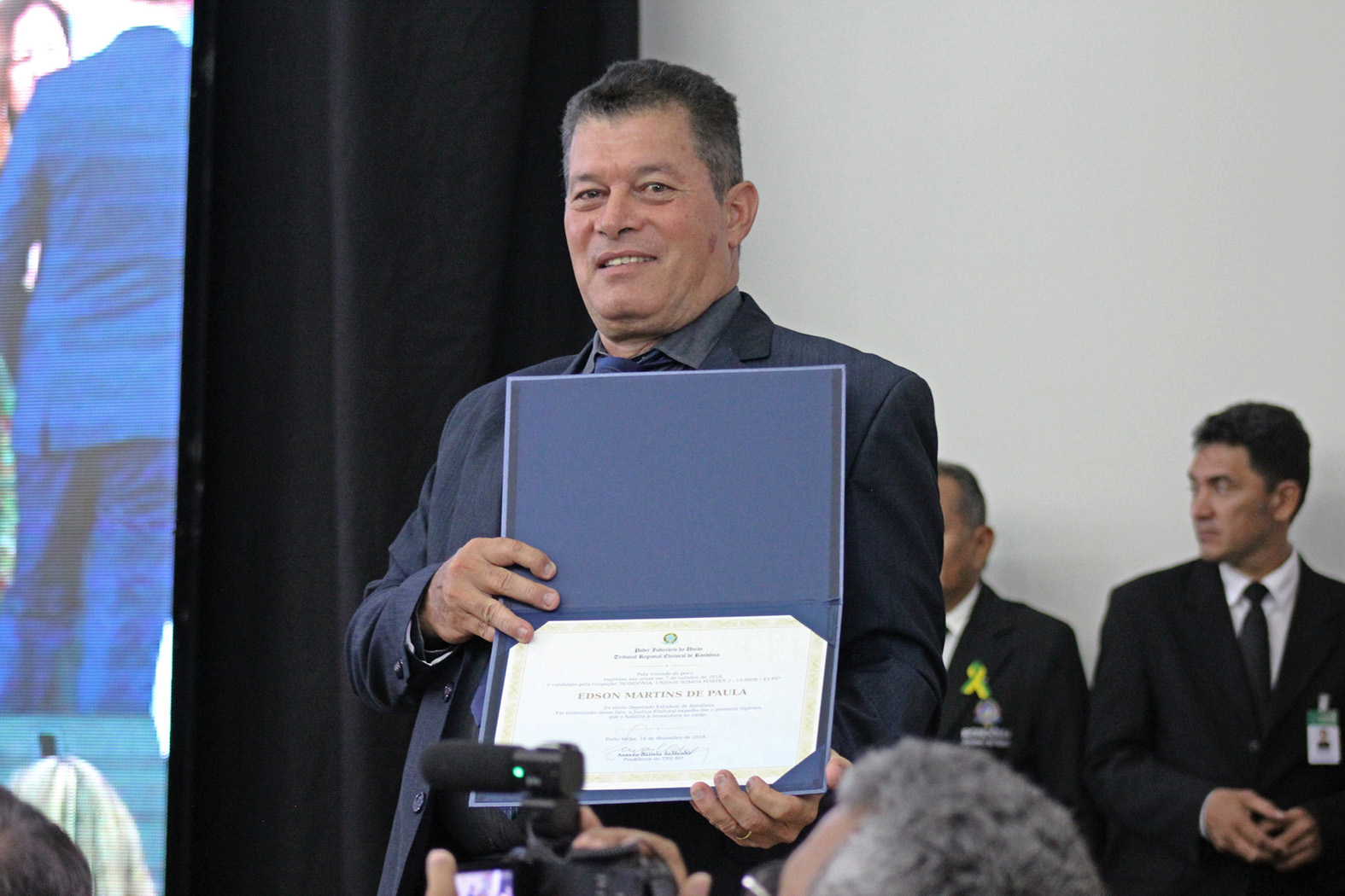 DEPUTADO EDSON MARTINS É DIPLOMADO PELA JUSTIÇA ELEITORAL - News Rondônia